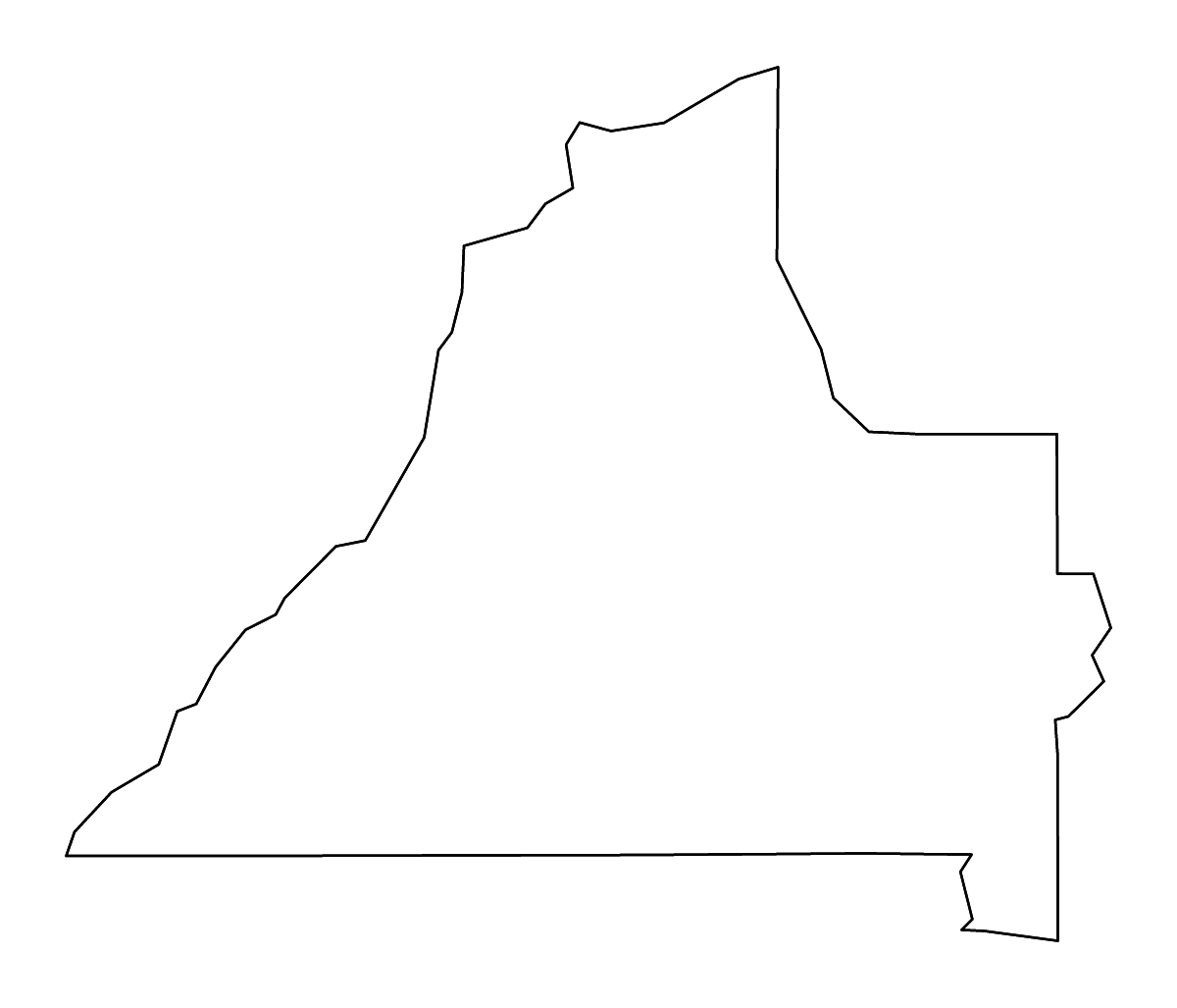 Mapa de contorno de Conecuh, Alabama con ríos.