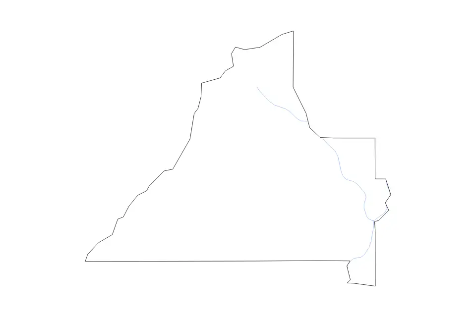 Carte de Conecuh, Alabama de type contour et rivières pour Amérique du Nord, montrant contour et rivières avec des limites nettes.