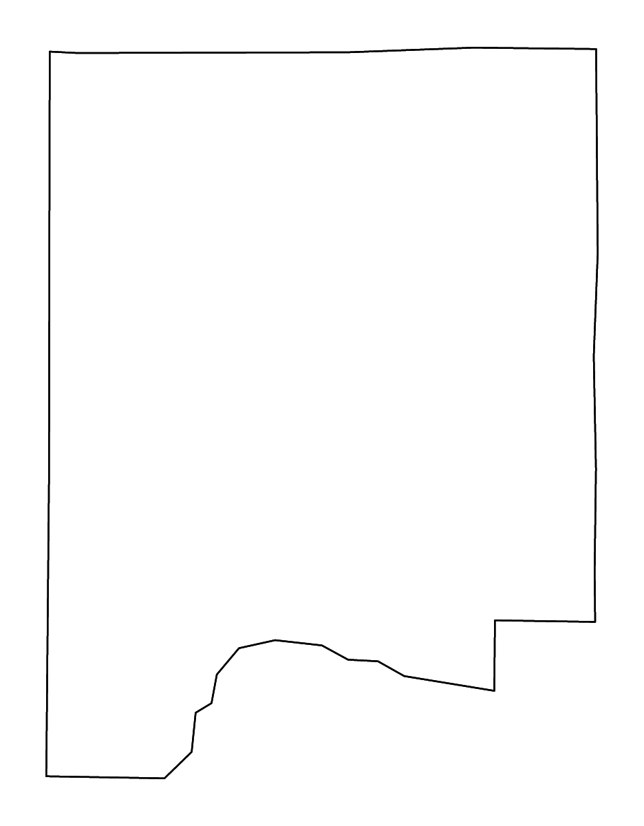 Mapa de contorno de Dale, Alabama con ríos.
