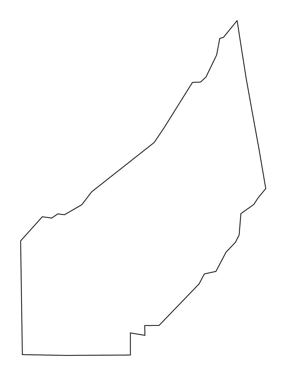 Mapa de contorno de DeKalb, Alabama.