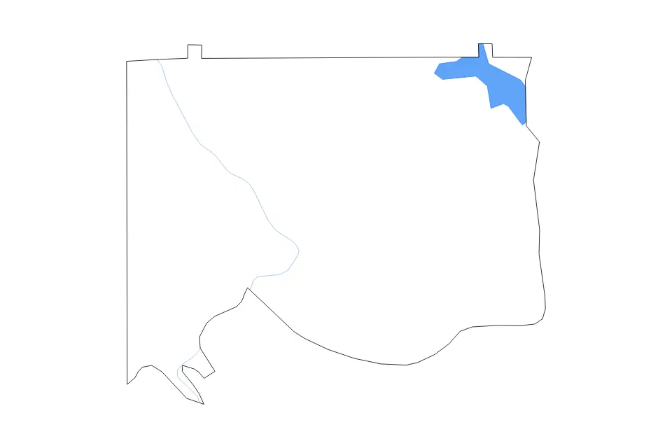 Carte de Elmore, Alabama de type contour, lacs et rivières pour Amérique du Nord, montrant contour, lacs et rivières avec des éléments hydrographiques comme Martin Lake.