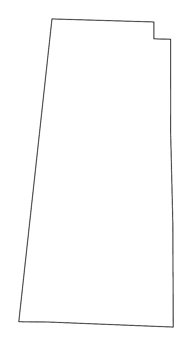 Mapa de contorno de Lamar, Alabama con ríos.
