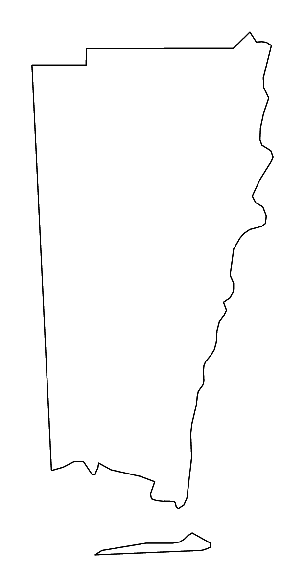 Mapa de contorno de Mobile, Alabama con ríos.