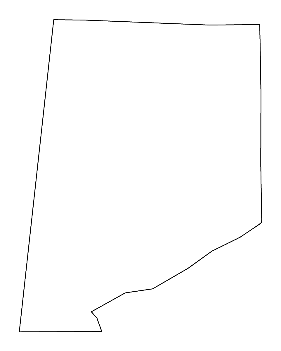 Mapa de contorno de Pickens, Alabama con ríos.