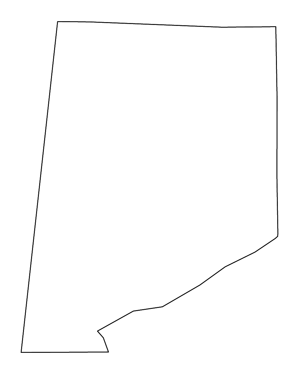Mapa de contorno de Pickens, Alabama con ríos.