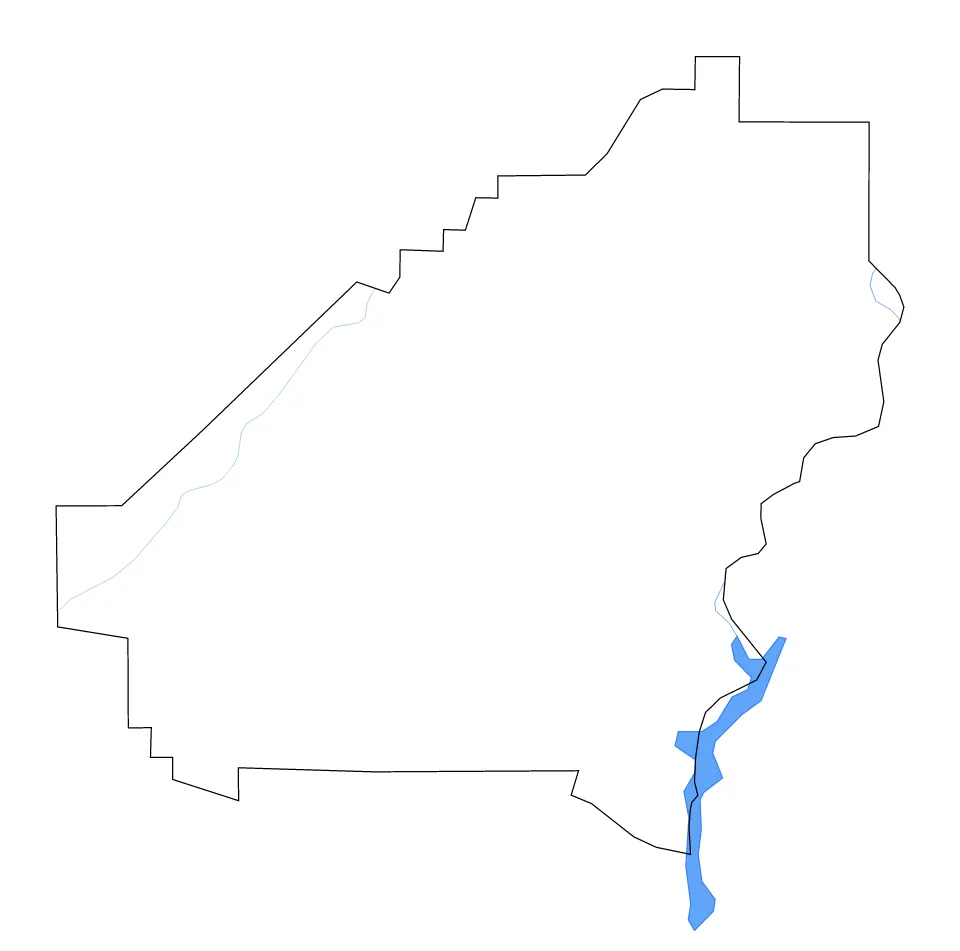 Shelby outline map preview