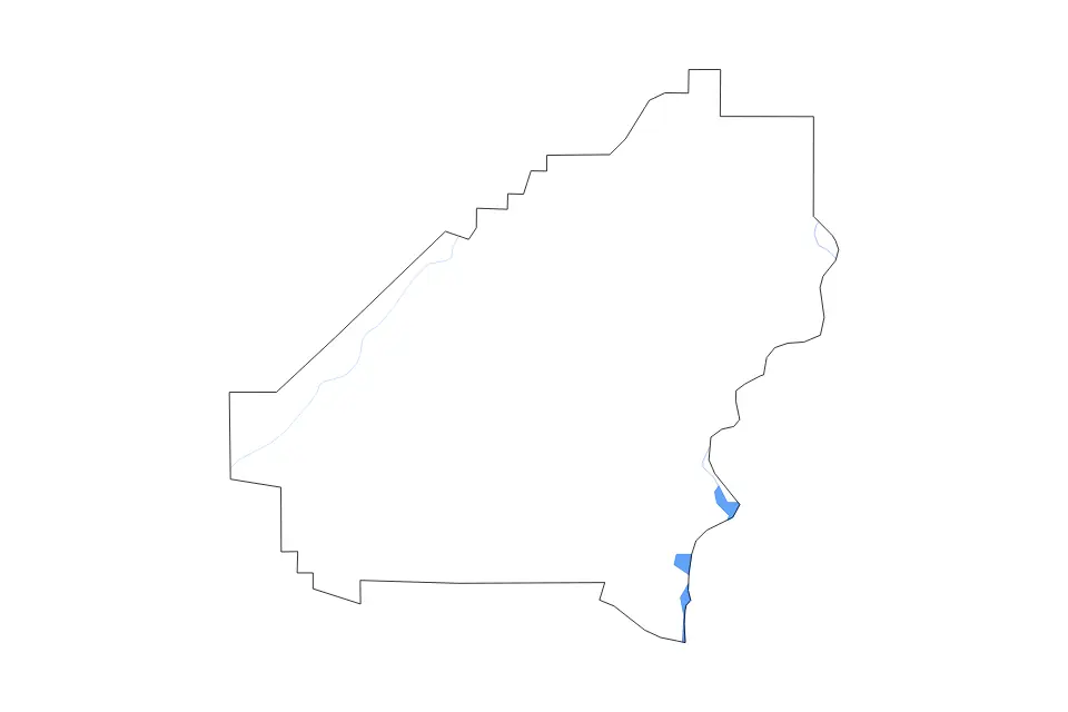 Mapa de Shelby, Alabama de tipo contorno, lagos y ríos para América del Norte, con contorno, lagos y ríos con elementos de agua como Lay Lake.
