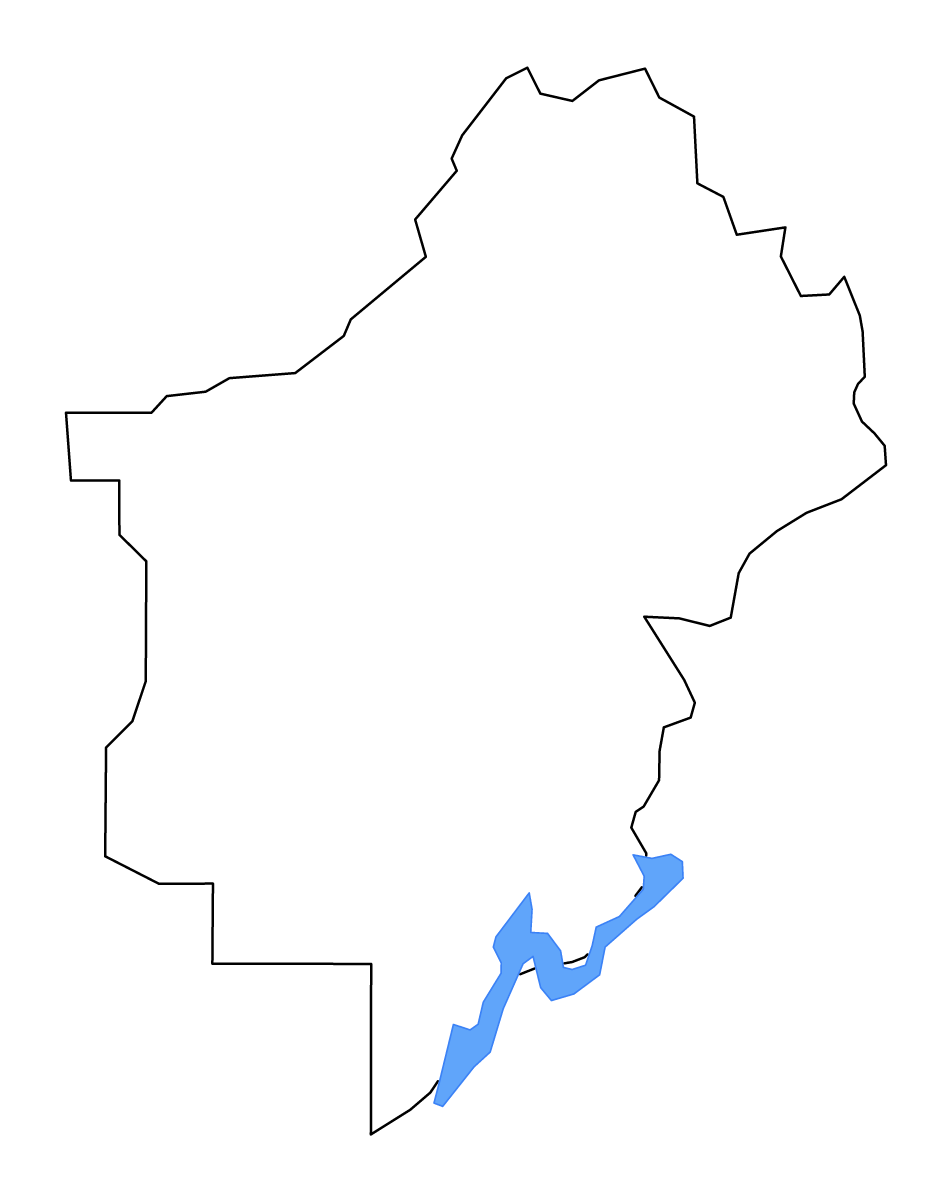 Mapa de contorno de St. Clair, Alabama con lagos y ríos.