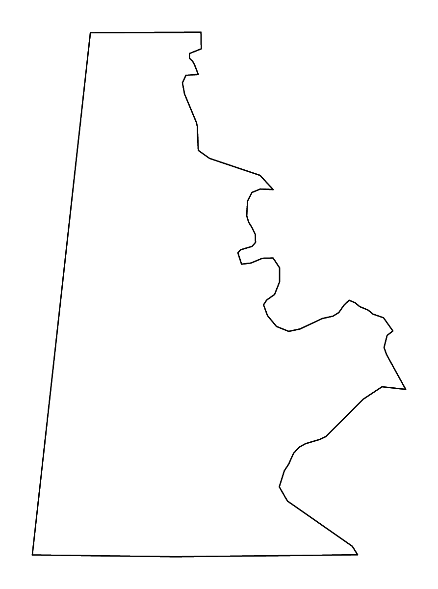 Mapa de contorno de Sumter, Alabama con ríos.
