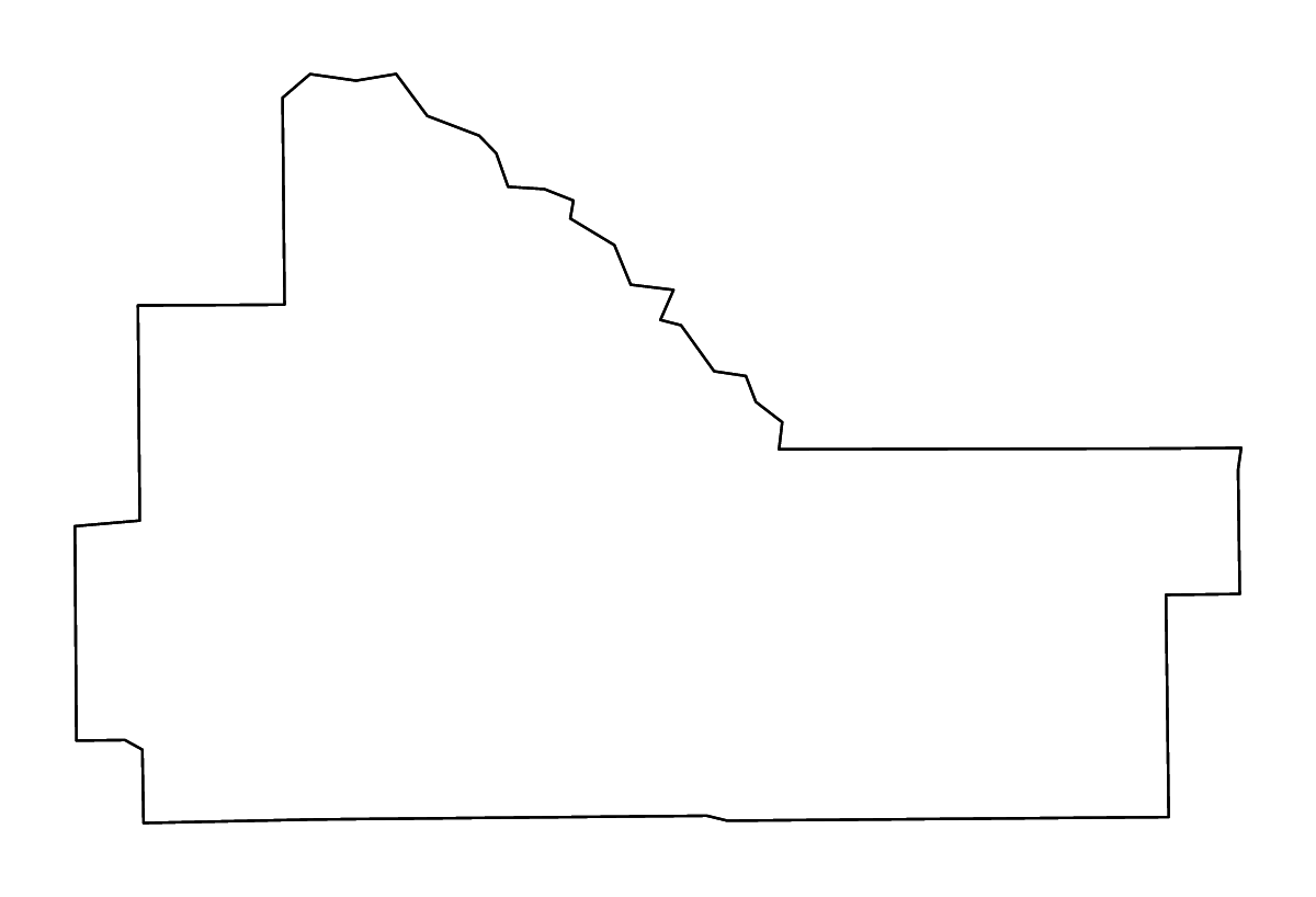 Mapa de contorno de Wilcox, Alabama con ríos.