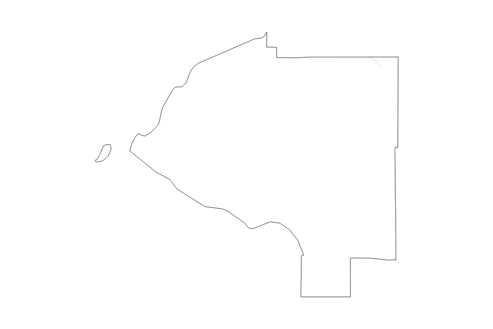 Mapa de Anchorage, Alaska de tipo contorno y ríos para América del Norte, con contorno y ríos con límites limpios.