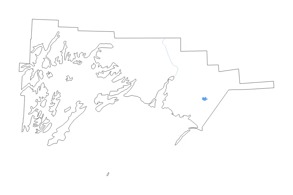 Mapa de Chugach, Alaska de tipo contorno, lagos y ríos para América del Norte, con contorno, lagos y ríos con elementos de agua como Berg Lake.