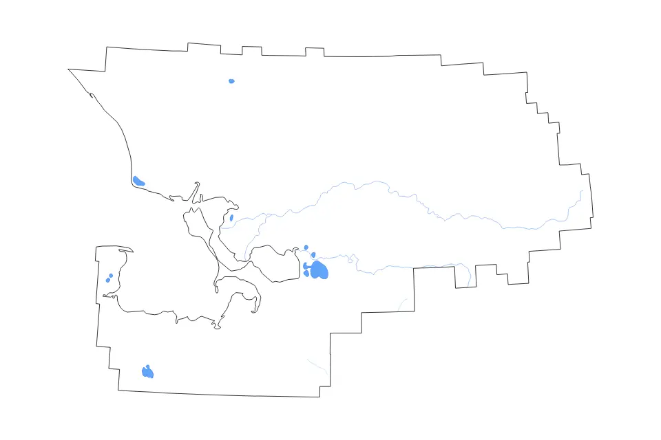 Mapa de Northwest Arctic, Alaska de tipo contorno, lagos y ríos para América del Norte, con contorno, lagos y ríos con elementos de agua como Tuklomarak Lake, Killeak Lakes y Lake Narvakrak.