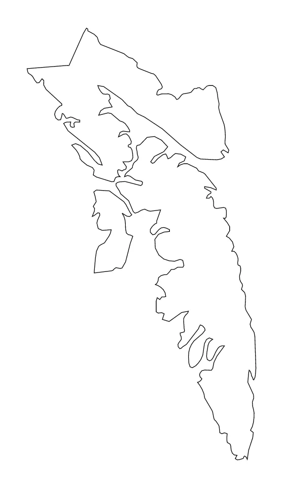 Sitka outline map preview