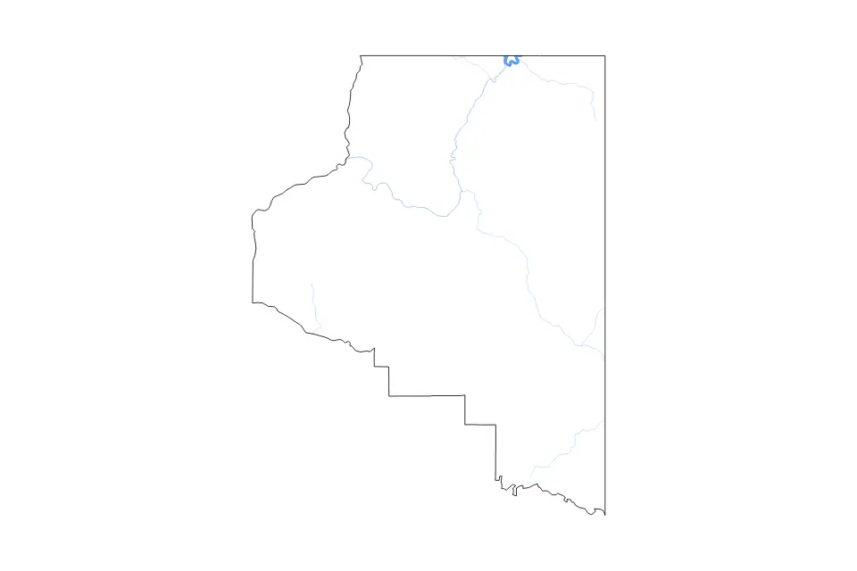 Carte de Coconino, Arizona de type contour, lacs et rivières pour Amérique du Nord, montrant contour, lacs et rivières avec des éléments hydrographiques comme Lake Powell.