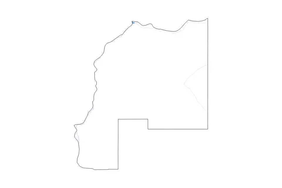 Carte de La Paz, Arizona de type contour, lacs et rivières pour Amérique du Nord, montrant contour, lacs et rivières avec des éléments hydrographiques comme Lake Havasu.