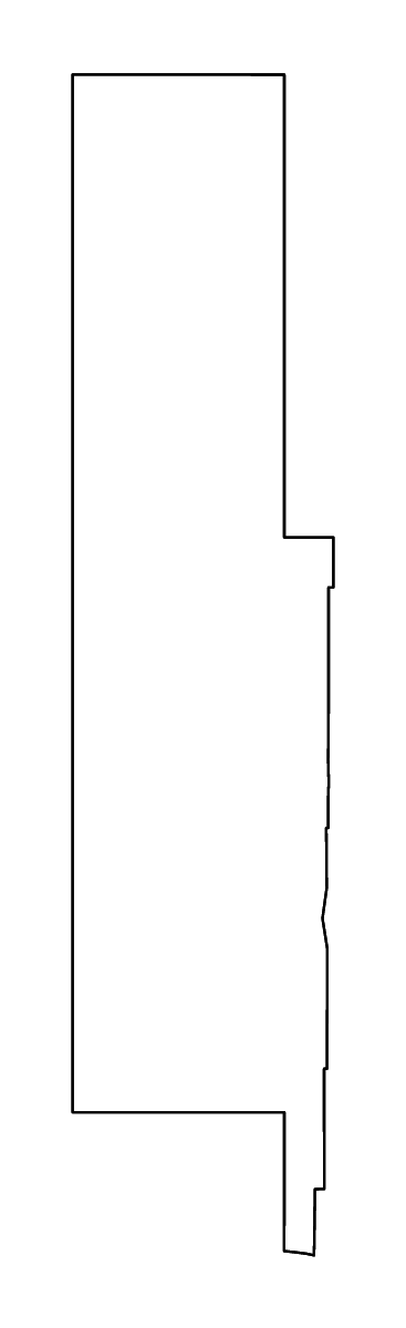Mapa de contorno de Navajo, Arizona con ríos.