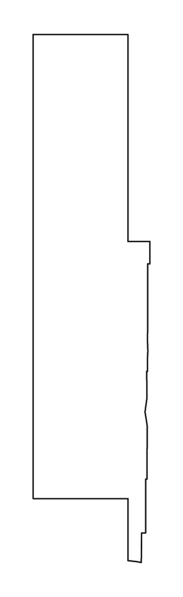 Mapa de contorno de Navajo, Arizona con ríos.