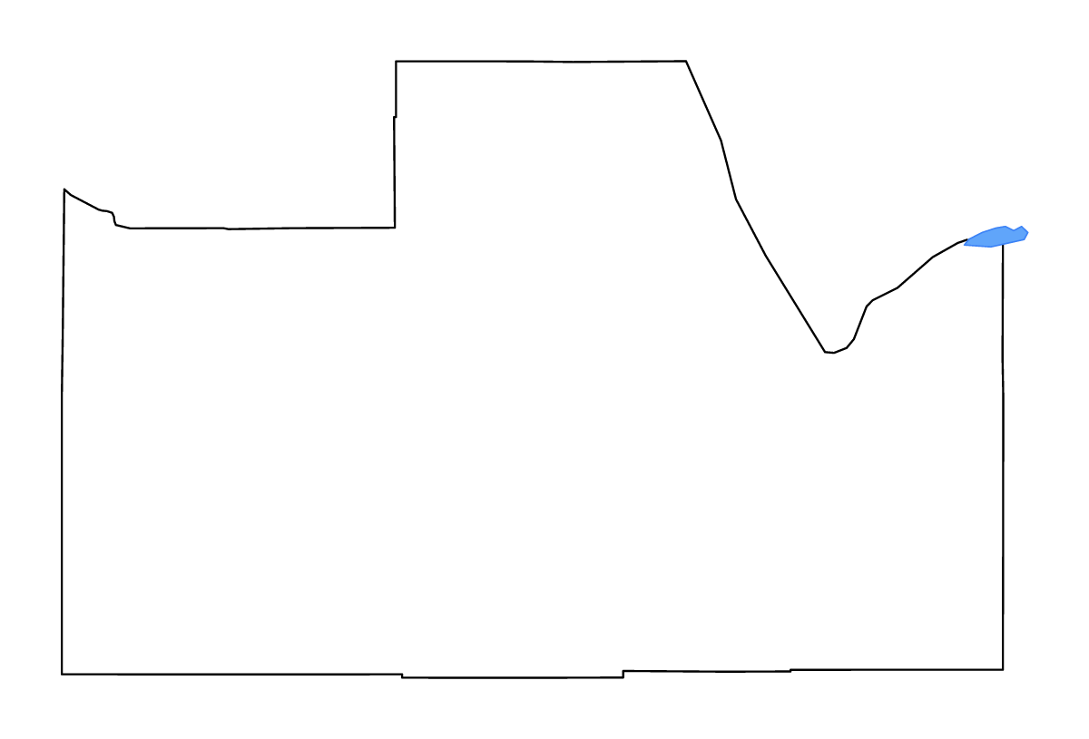 Mapa de contorno de Pinal, Arizona con lagos y ríos.