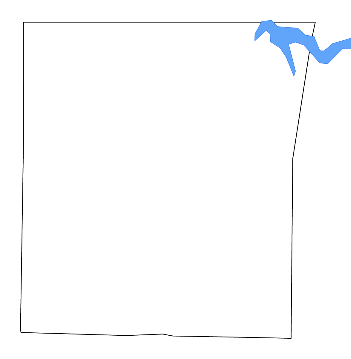 Mapa de contorno de Boone, Arkansas con lagos y ríos.