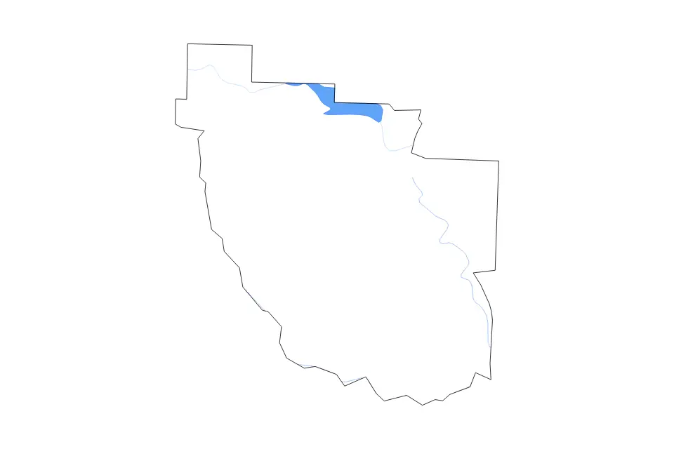 Carte de Clark, Arkansas de type contour, lacs et rivières pour Amérique du Nord, montrant contour, lacs et rivières avec des éléments hydrographiques comme De Gray Lake.