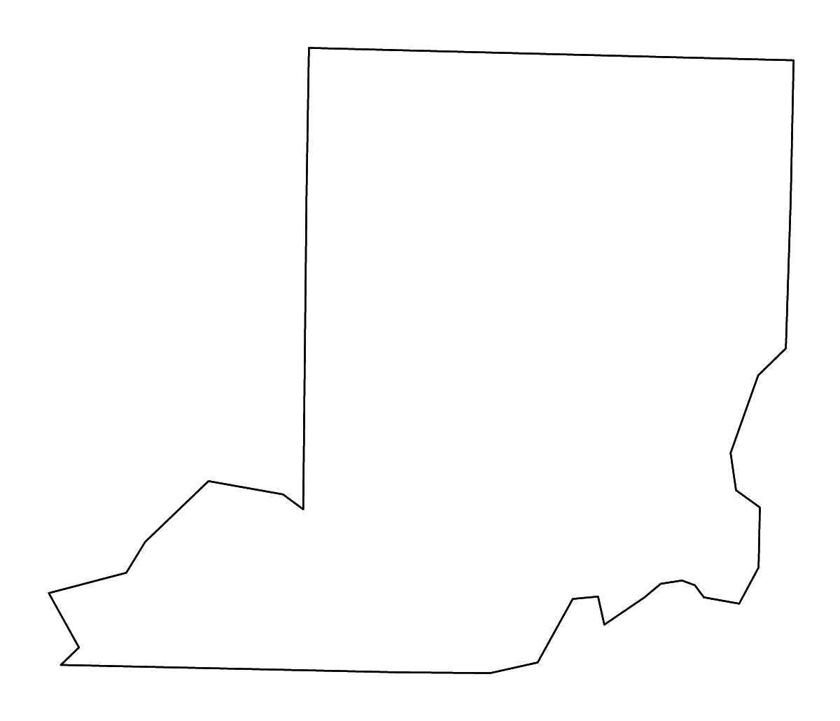 Mapa de contorno de Conway, Arkansas con ríos.
