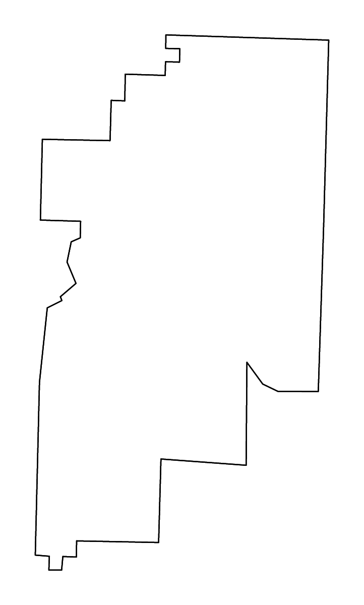 Carte de contour de Franklin, Arkansas avec rivières.