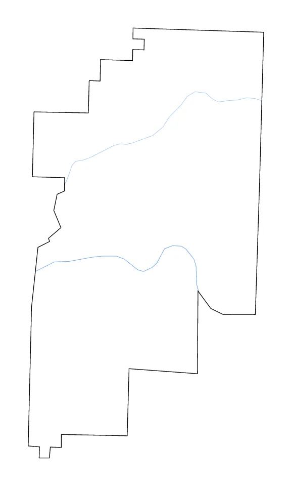 Franklin outline map preview