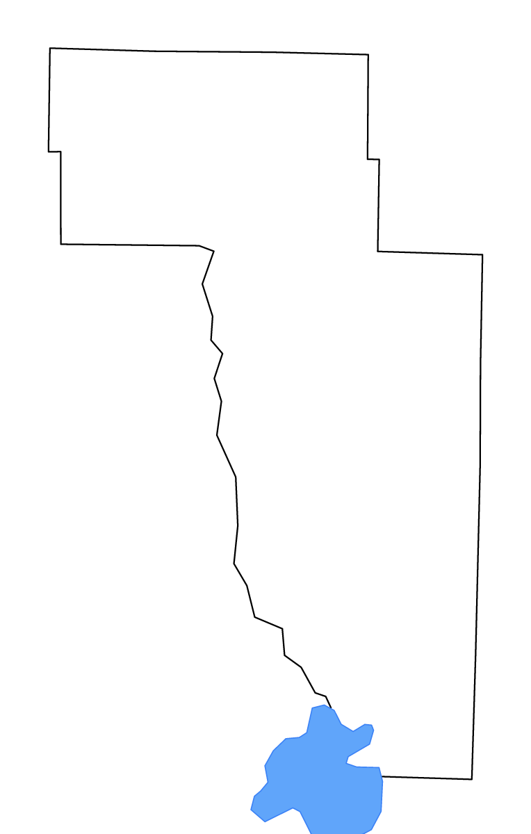 Mapa de contorno de Howard, Arkansas con lagos y ríos.