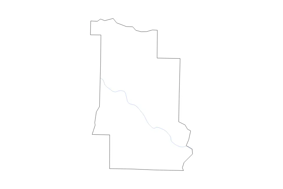 Carte de Lonoke, Arkansas de type contour et rivières pour Amérique du Nord, montrant contour et rivières avec des limites nettes.