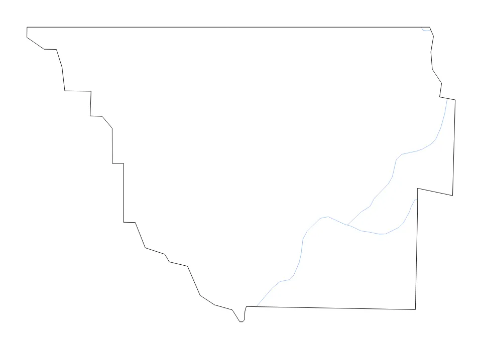 Randolph outline map preview