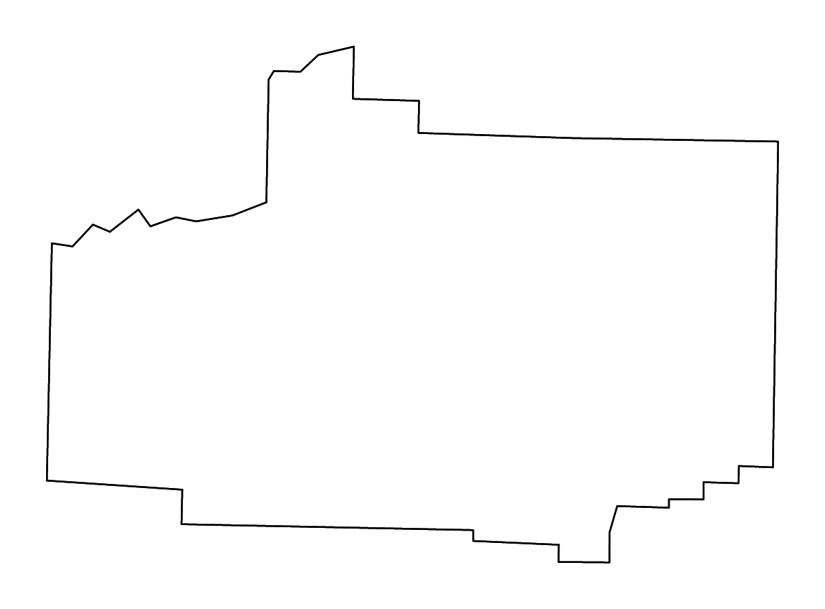Mapa de contorno de Scott, Arkansas con ríos.