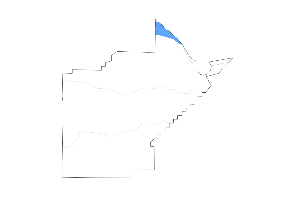 Mapa de Yell, Arkansas de tipo contorno, lagos y ríos para América del Norte, con contorno, lagos y ríos con elementos de agua como Lake Dardanelle.