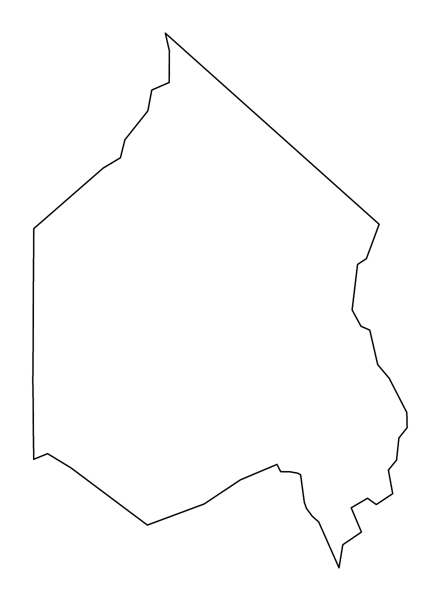 Mapa de contorno de Alpine, California con ríos.