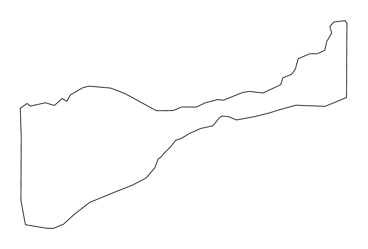 Mapa de contorno de Amador, California.