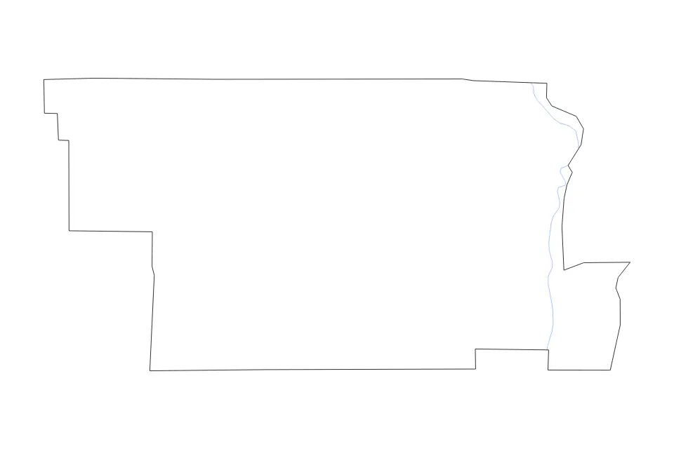 Mapa de Glenn, California de tipo contorno y ríos para América del Norte, con contorno y ríos con límites limpios.