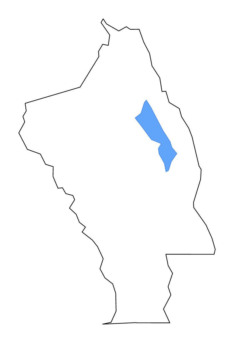 Mapa de contorno de Napa, California con lagos y ríos.