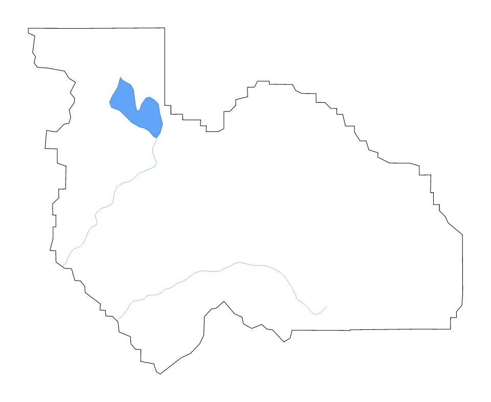 Plumas outline map preview