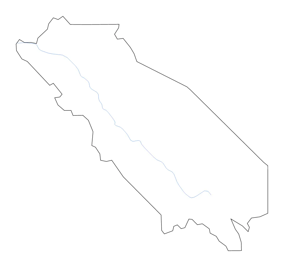 San Benito outline map preview