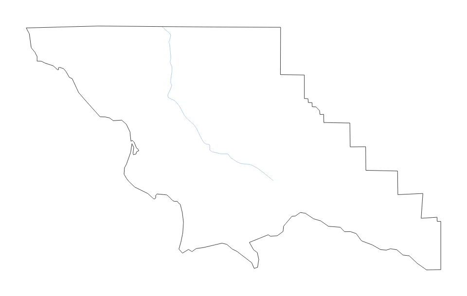 San Luis Obispo outline map preview