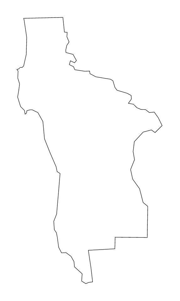 San Mateo outline map preview