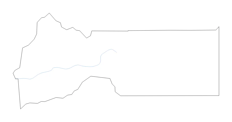 Sierra outline map preview