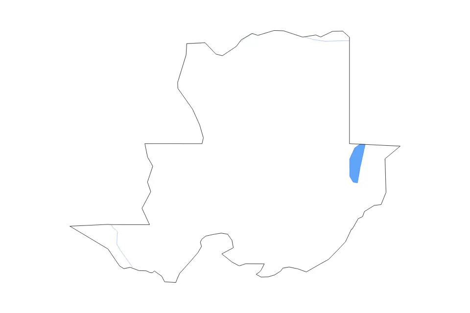 Outline map of Solano County, California with subdivision borders and rivers.