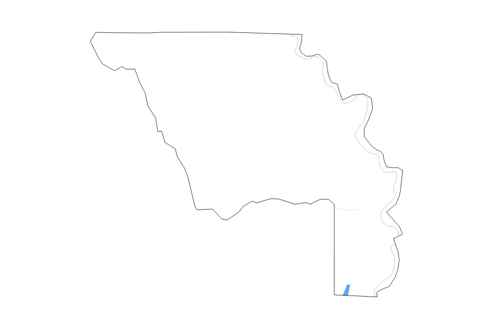 Carte de Yolo, California de type contour, lacs et rivières pour Amérique du Nord, montrant contour, lacs et rivières avec des limites nettes.