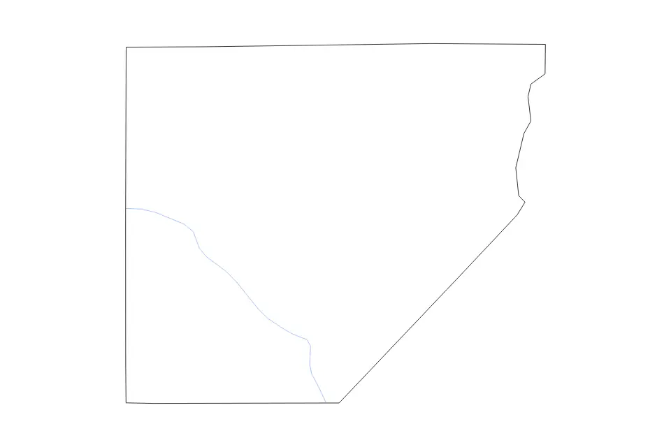 Aperçu de la carte de contour de Alamosa