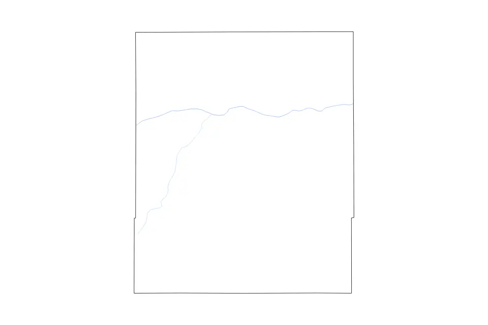 Bent outline map preview