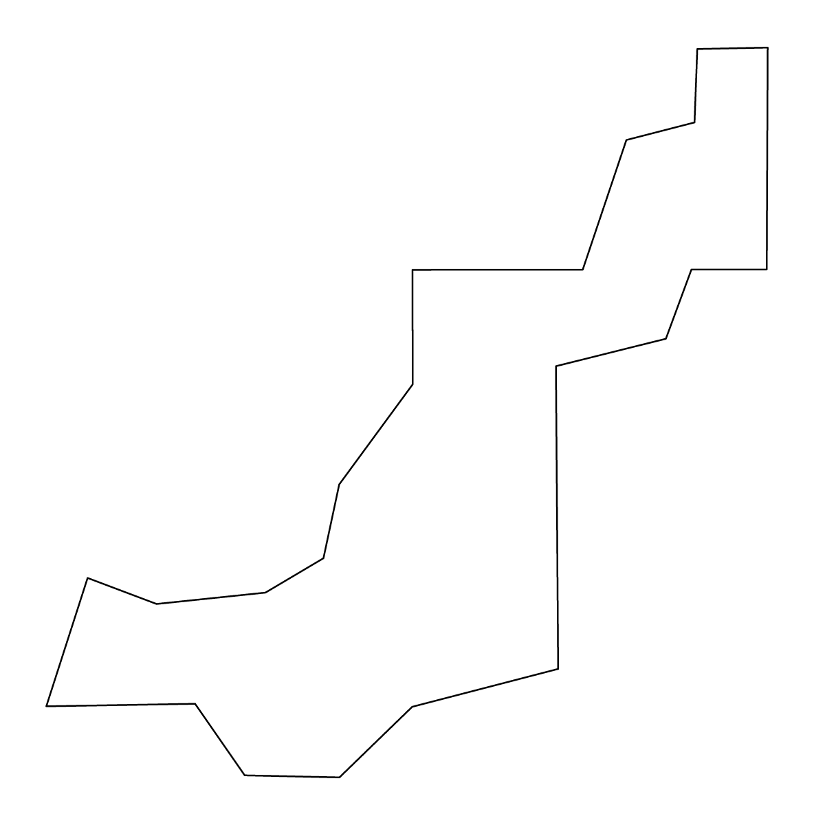 Mapa de contorno de Broomfield, Colorado.
