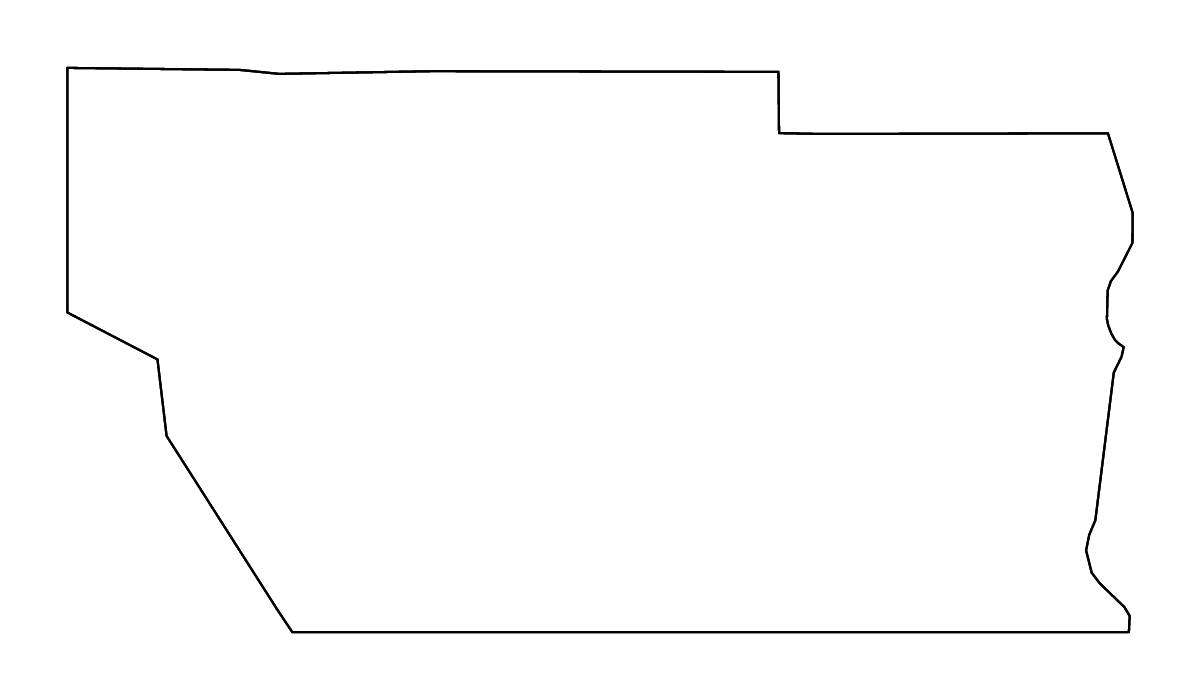 Mapa de contorno de Conejos, Colorado con ríos.