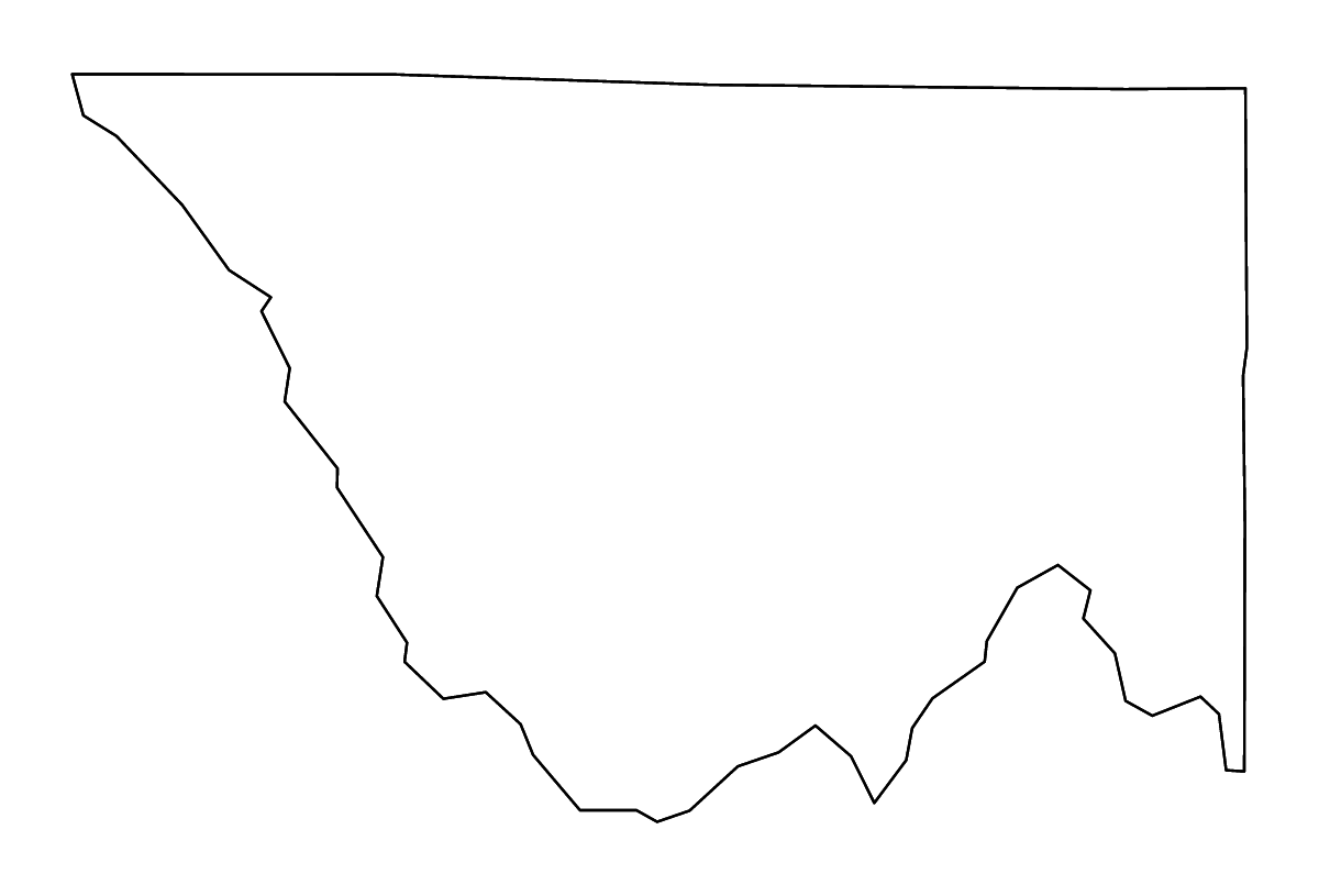Mapa de contorno de Custer, Colorado con ríos.