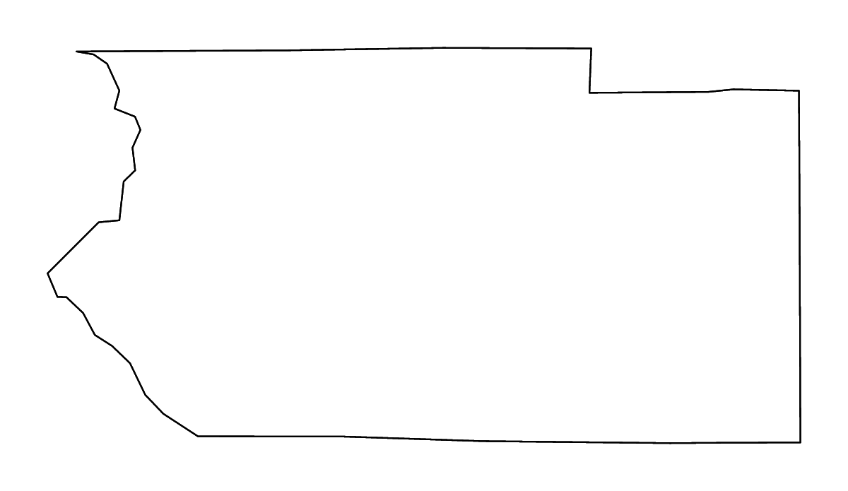 Mapa de contorno de Fremont, Colorado con ríos.